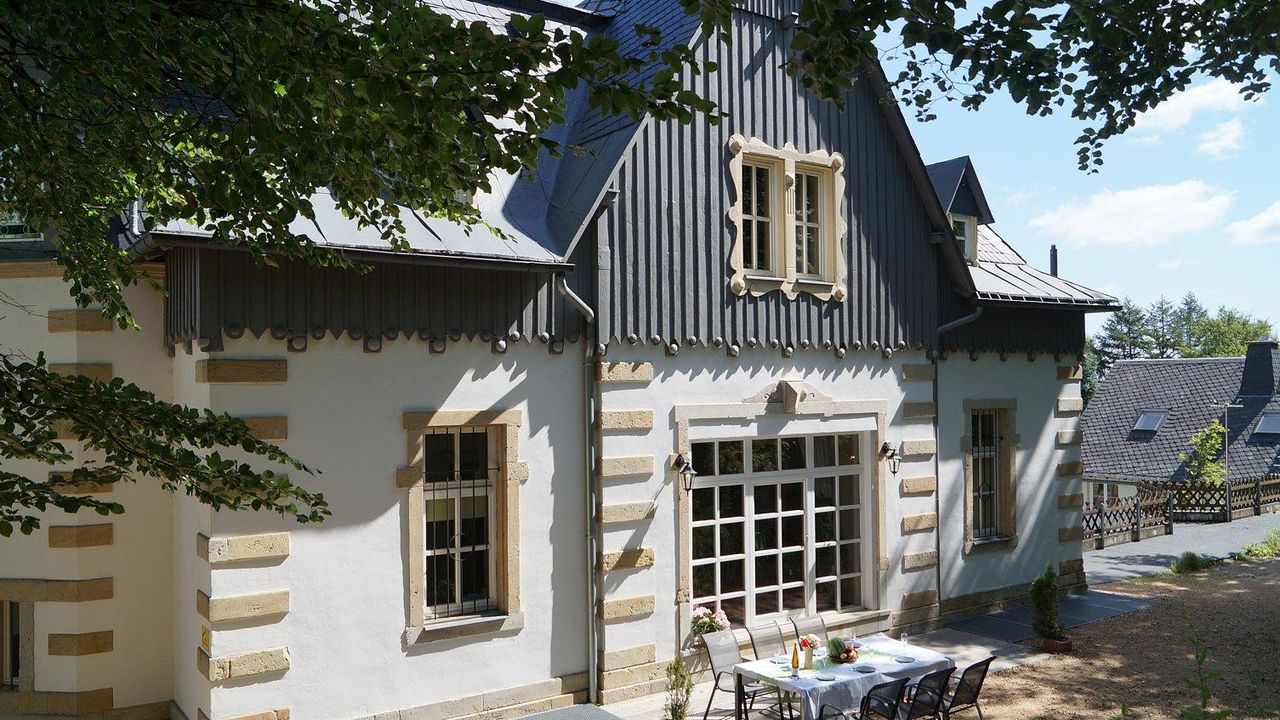 Picknick vor der Villa Picknick vor der Villa